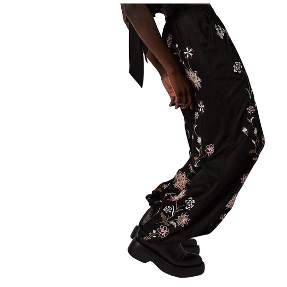 Free People Harmony Embroidered Pants - Picture 2 of 3